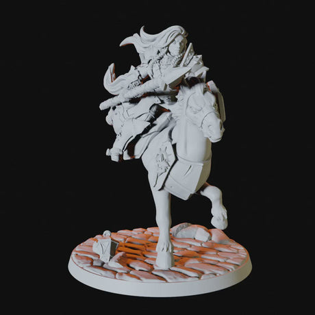Warhorse and Rider Miniature for Dungeons and Dragons - Myth Forged