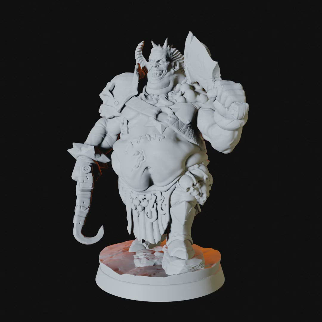 Hell Butcher Miniature for Dungeons and Dragons - Myth Forged