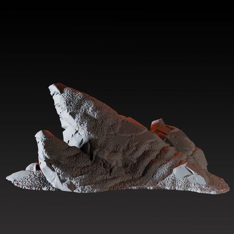 15 Arctic Scatter Terrain Pieces Miniature for Dungeons and Dragons, Pathfinder or other TTRPGs