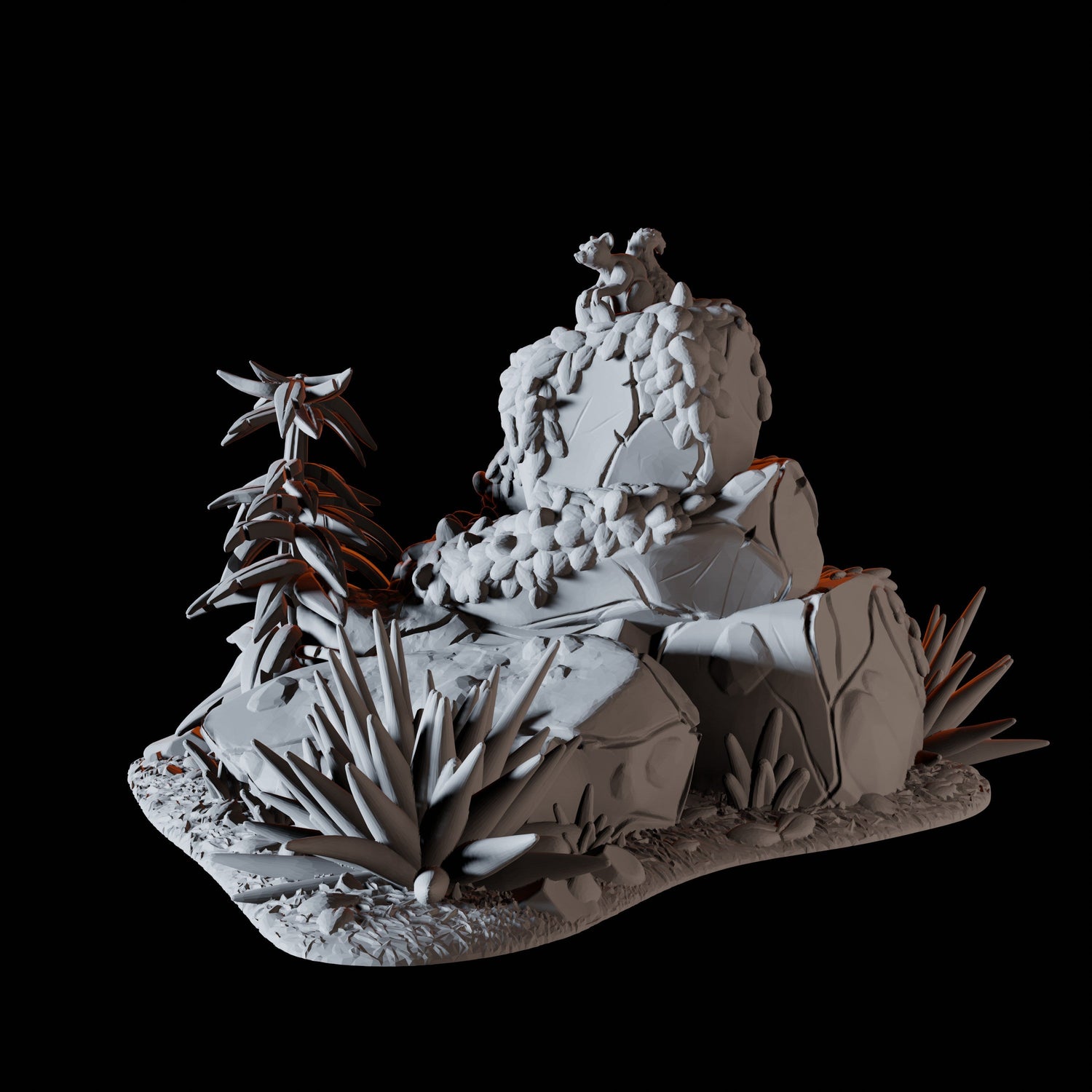 15 Forest Scatter Terrain Miniatures Miniature for Dungeons and Dragons, Pathfinder or other TTRPGs