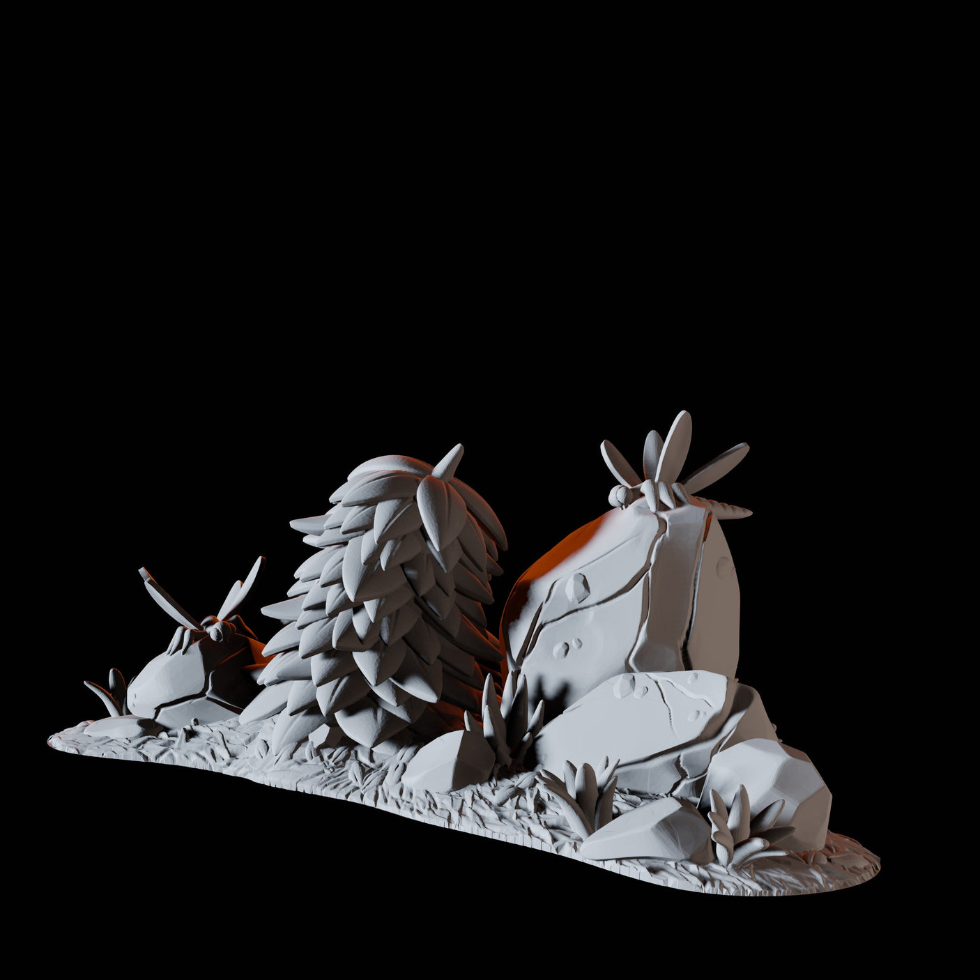 15 Forest Scatter Terrain Miniatures Miniature for Dungeons and Dragons, Pathfinder or other TTRPGs