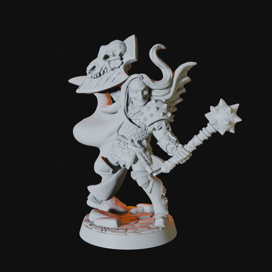 Human Paladin Miniature for Dungeons and Dragons - Myth Forged