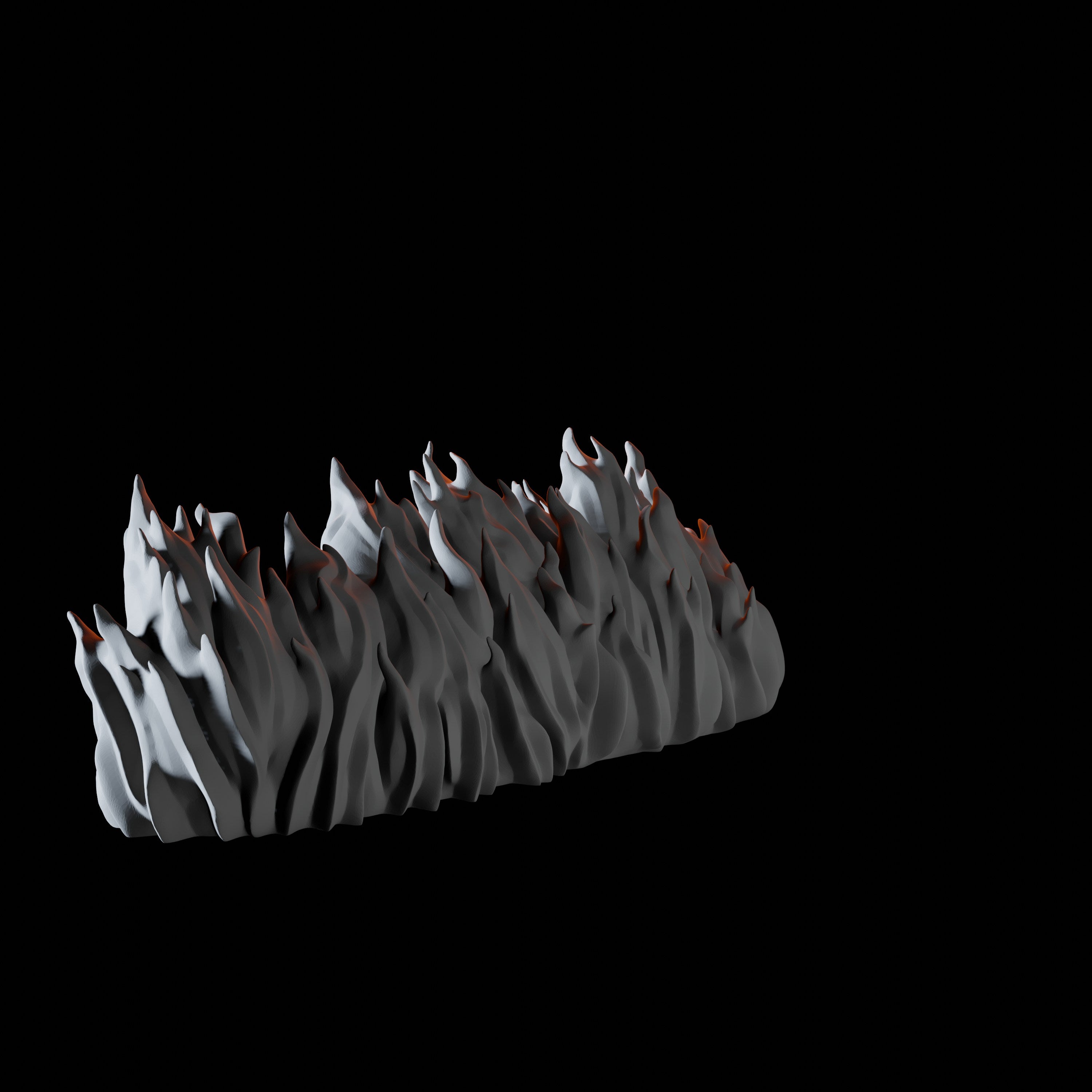 Wall of Fire Miniature for Dungeons and Dragons - Myth Forged