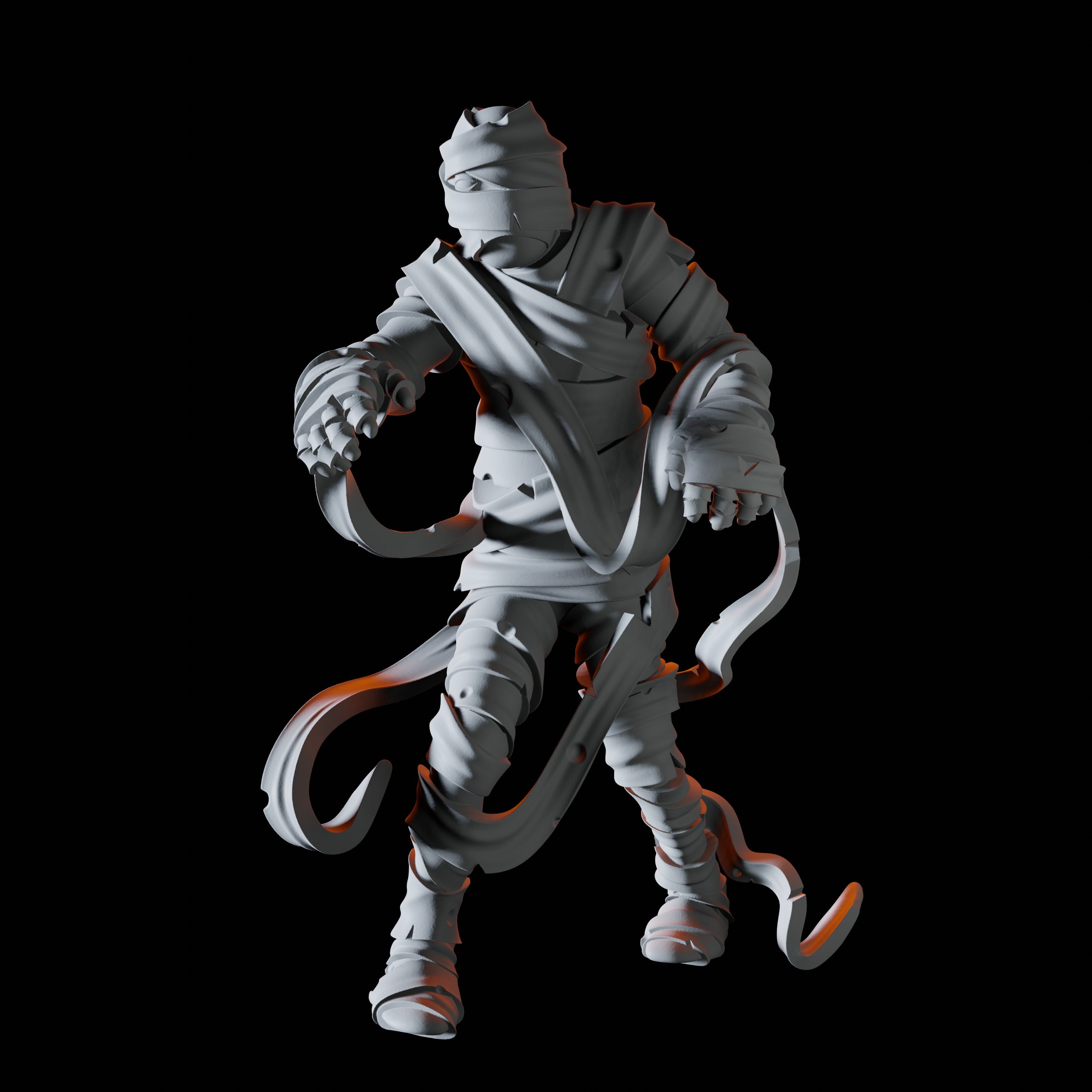 Mummy Miniature for Dungeons and Dragons - Myth Forged