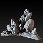 Ice Formation A - Arctic Scatter Terrain Miniature for Dungeons and Dragons - Myth Forged