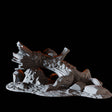 Torn Down Tree - Forest Scatter Terrain Miniature for Dungeons and Dragons - Myth Forged