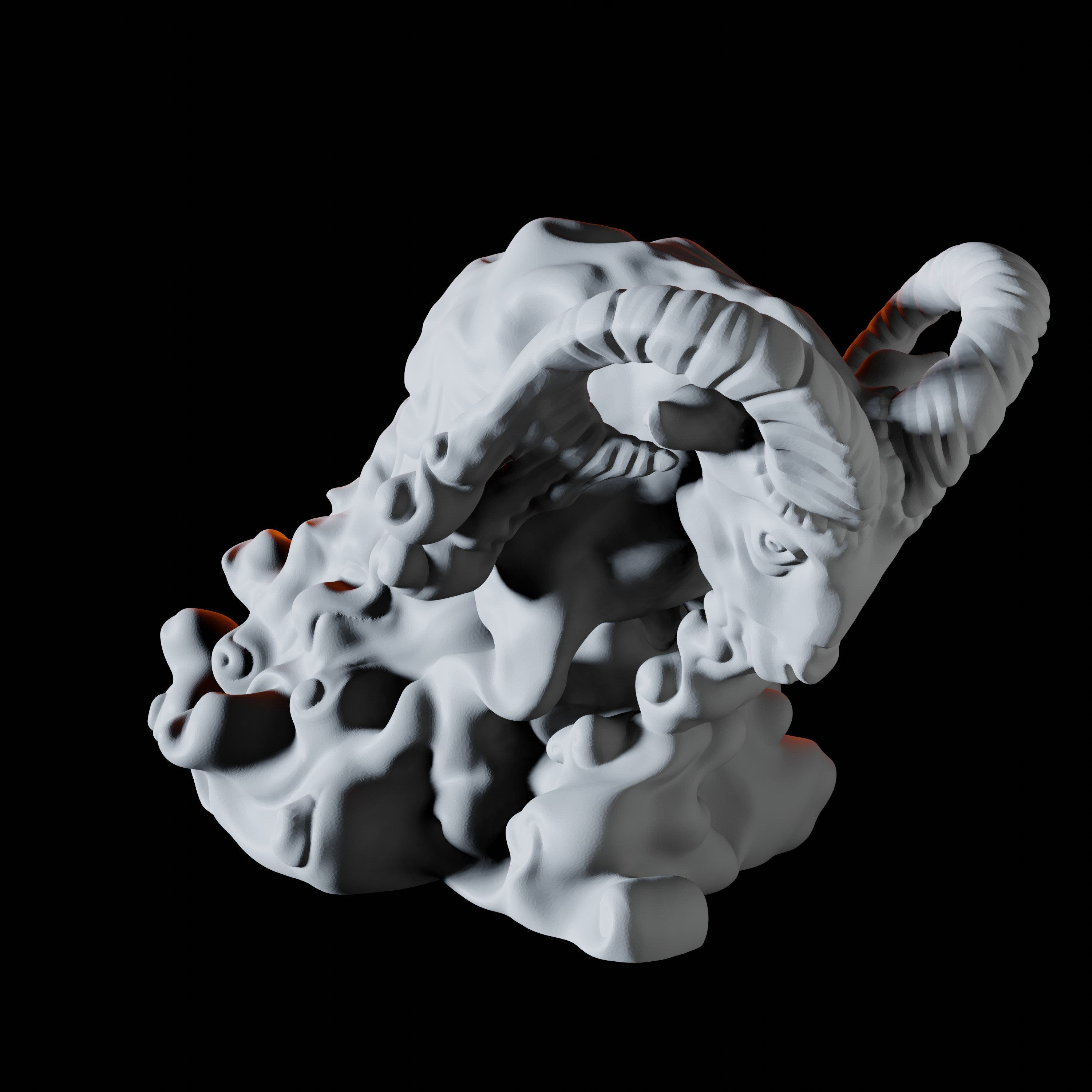 Air Ram Elemental Miniature for Dungeons and Dragons - Myth Forged