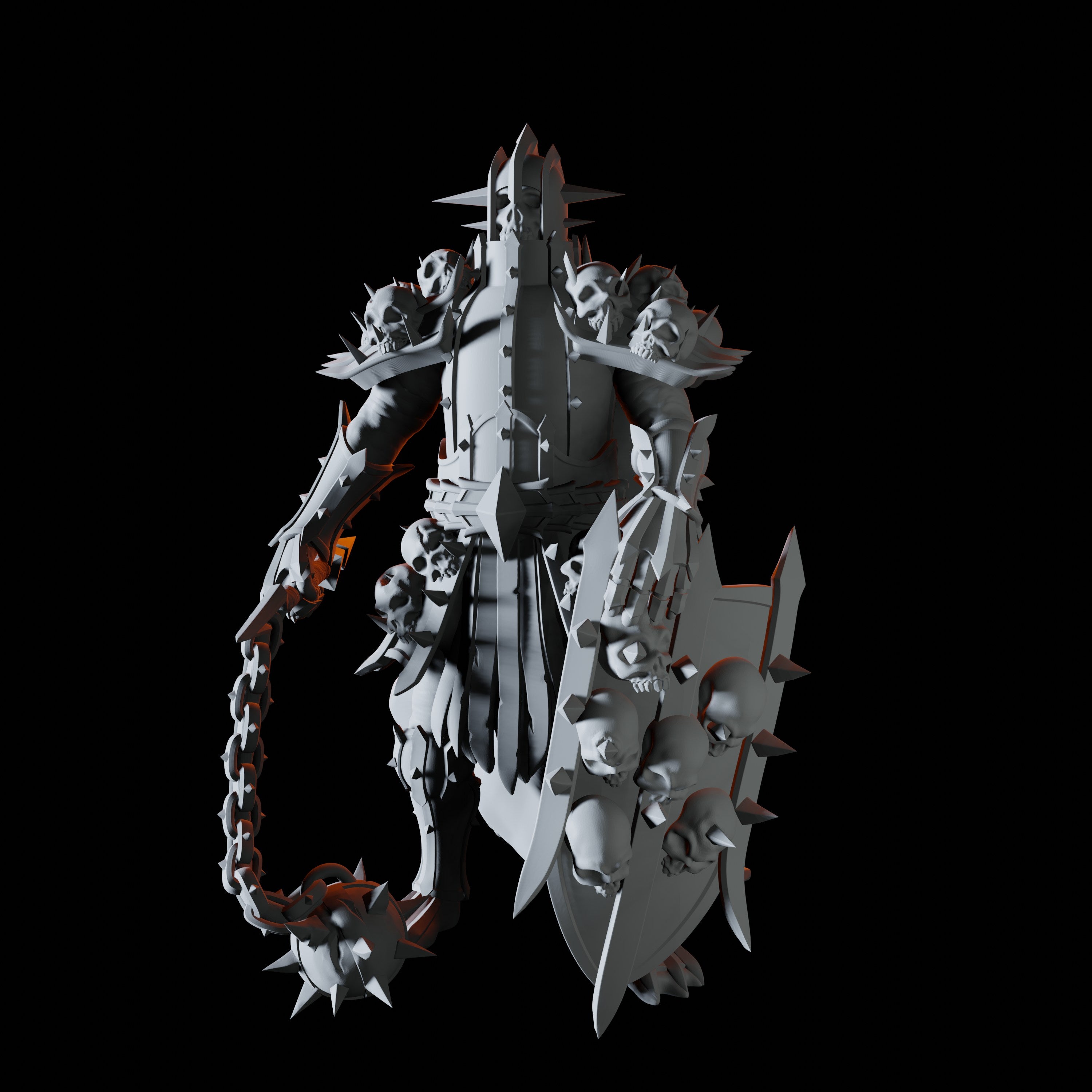 Death Knight Miniature for Dungeons and Dragons - Myth Forged
