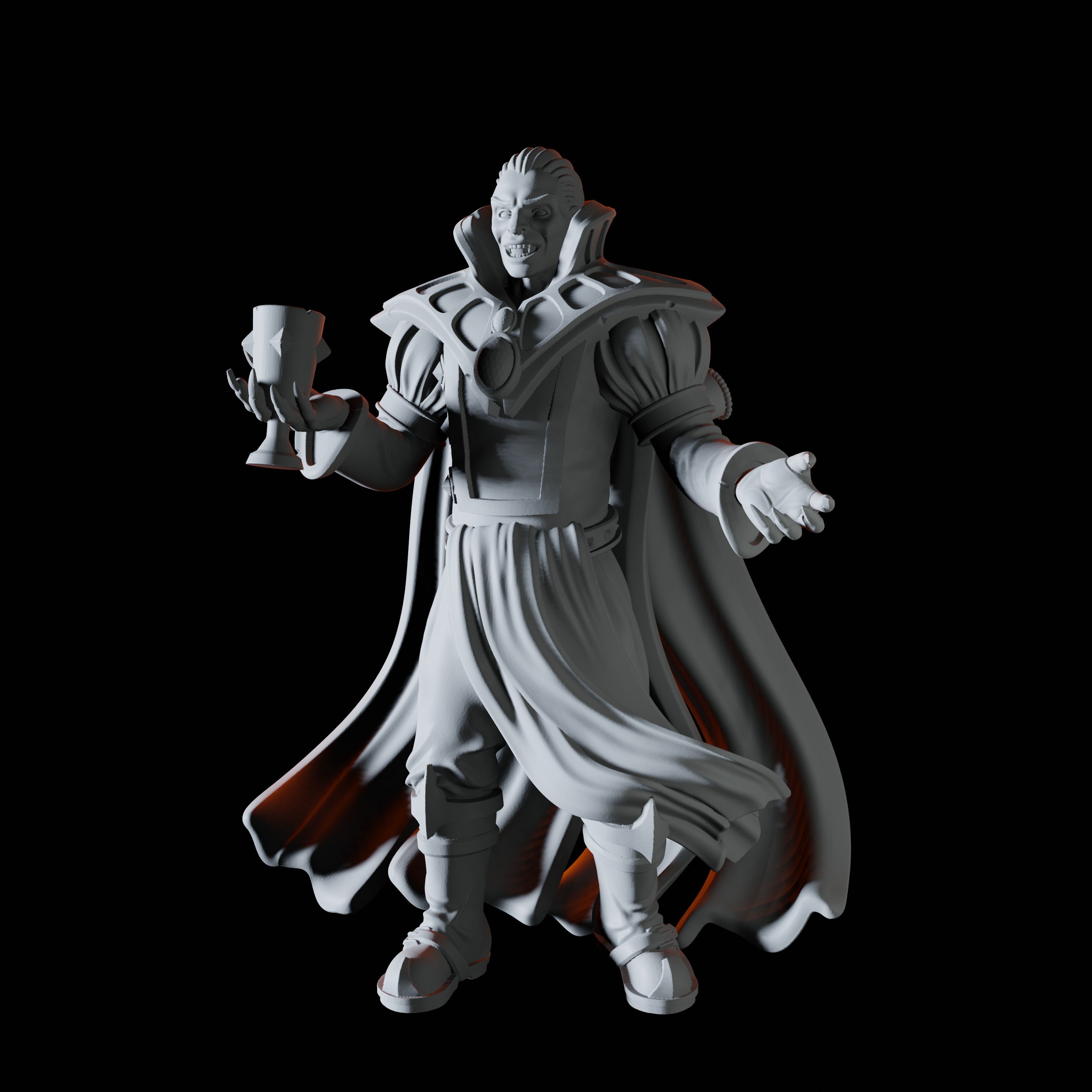 Suave Vampire Miniature for Dungeons and Dragons - Myth Forged