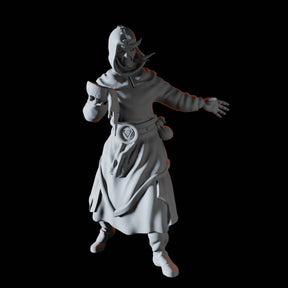 Water Elemental Cultist Miniature for Dungeons and Dragons - Myth Forged