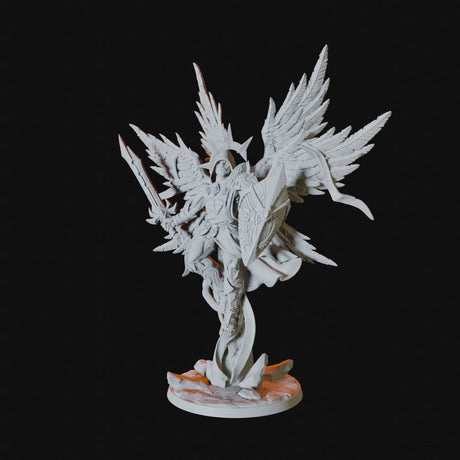 Winged Celestial Miniature for Dungeons and Dragons - Myth Forged
