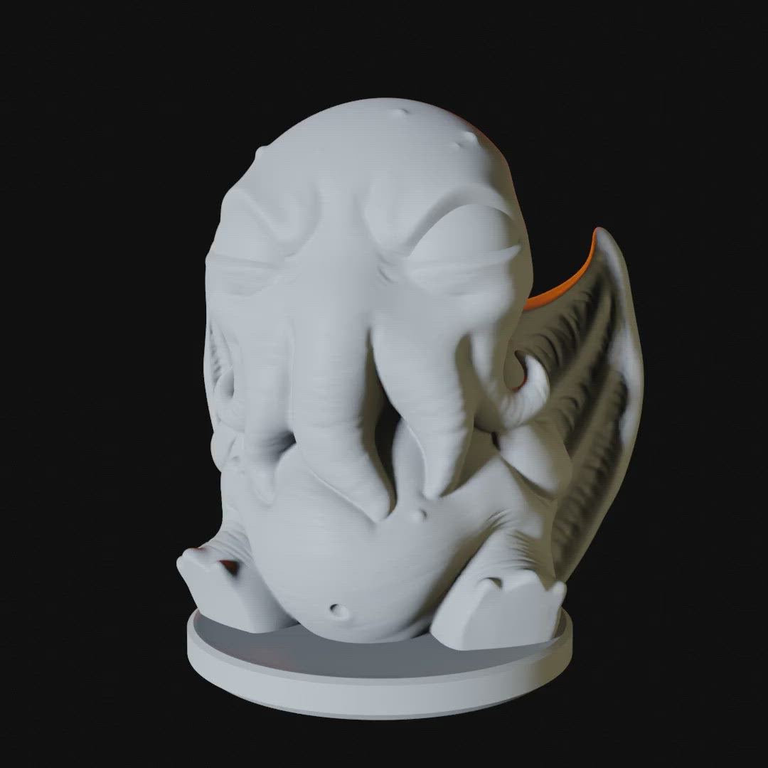 Baby Cthulu Familiar Miniature for Dungeons and Dragons | Myth Forged
