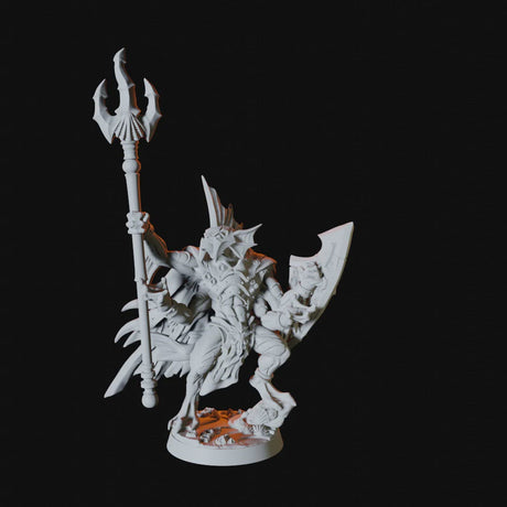 Sahuagin King Miniature for Dungeons and Dragons - Myth Forged