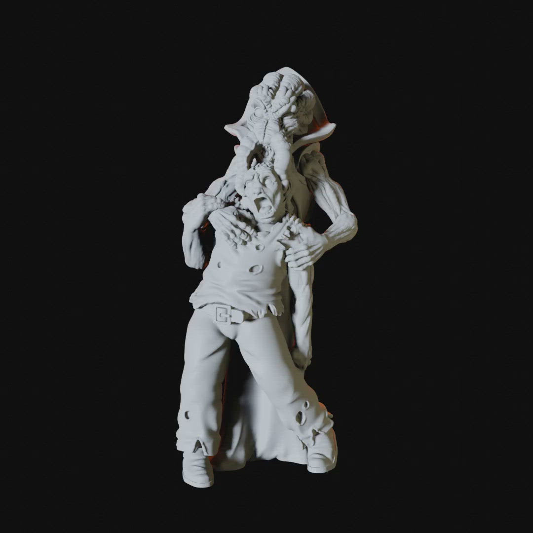 Mind Flayer Miniature for Dungeons and Dragons - Myth Forged