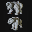 Two Armoured Bear Miniatures for Dungeons and Dragons - Myth Forged