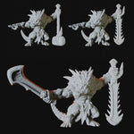 Lizardfolk King Miniature for Dungeons and Dragons - Myth Forged