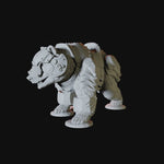 Armoured Bear Miniature for Dungeons and Dragons - Myth Forged