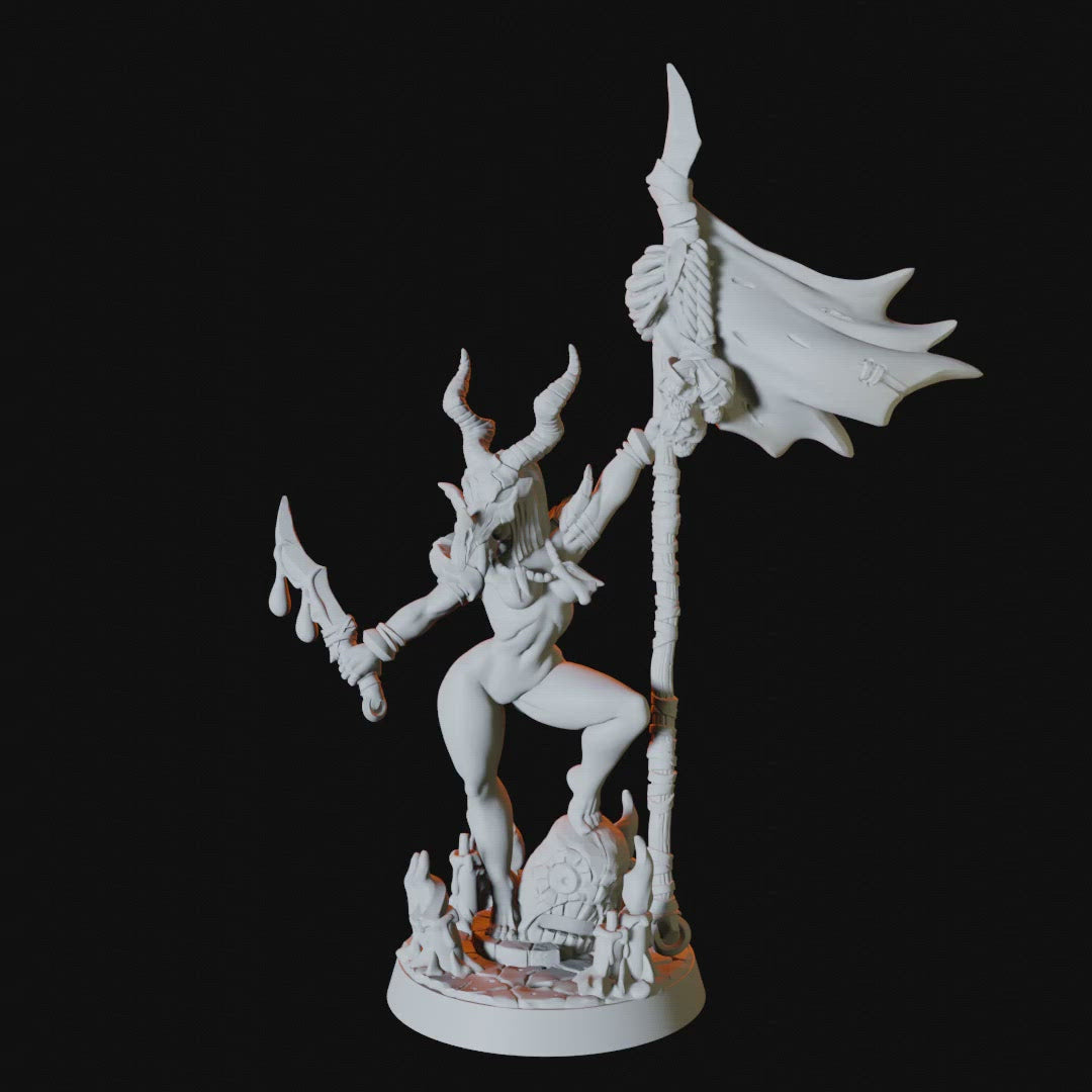 Kobold Pinup Miniature for Dungeons and Dragons - Myth Forged