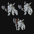 Three Minotaur Miniatures for Dungeons and Dragons - Myth Forged