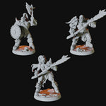 Six Orc Miniatures for Dungeons and Dragons - Myth Forged