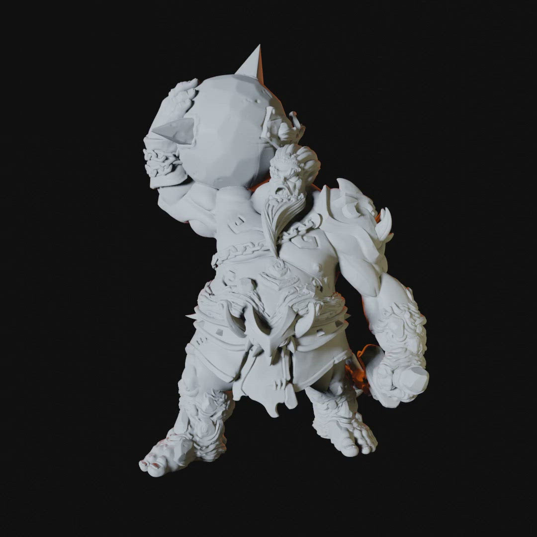 Fire Giant Miniature for Dungeons and Dragons - Myth Forged