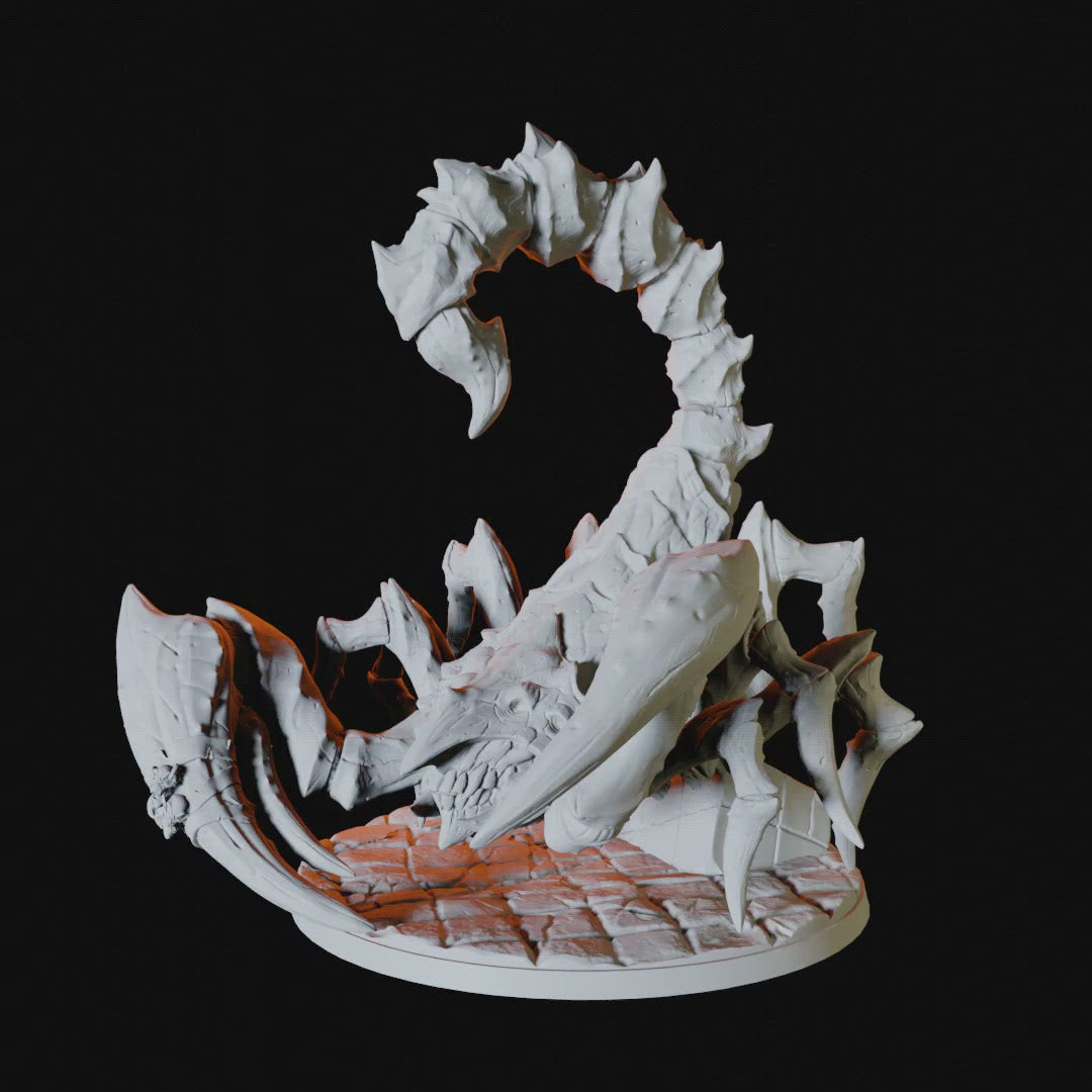 Giant Scorpion Miniature for Dungeons and Dragons - Myth Forged