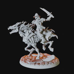 Undead Skeleton Rider Miniature for Dungeons and Dragons - Myth Forged