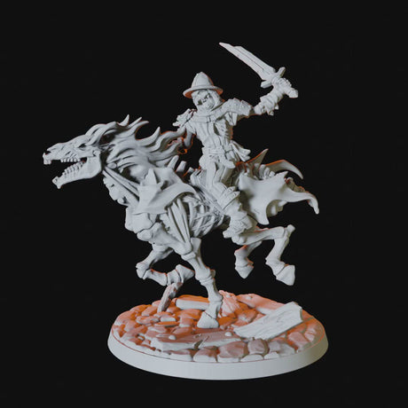 Undead Skeleton Rider Miniature for Dungeons and Dragons - Myth Forged