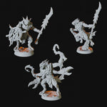 Six Sahuagin or Merrow Miniatures for Dungeons and Dragons - Myth Forged