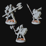 Human Fighter Army - Six Soldier Miniatures for Dungeons and Dragons - Myth Forged