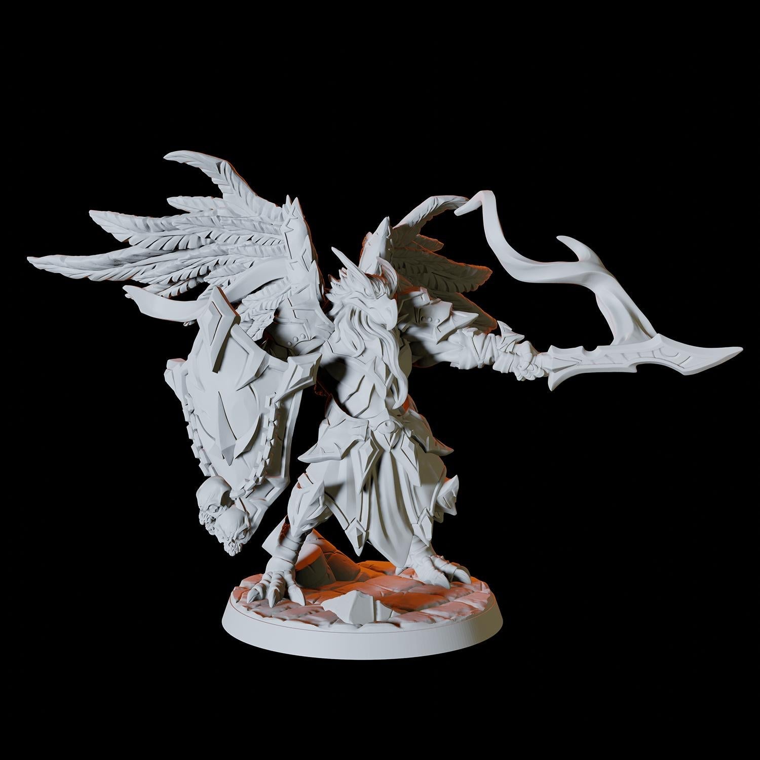Aarakocra Champion Miniature for Dungeons and Dragons - Myth Forged