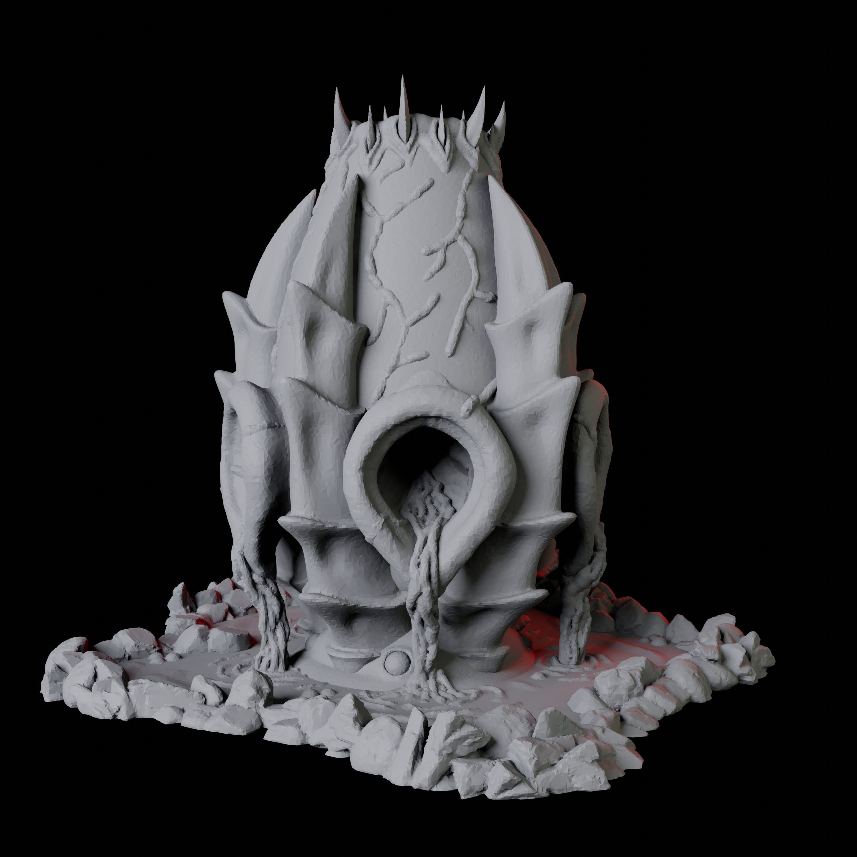Alien Egg Dice Tower Miniature for Dungeons and Dragons