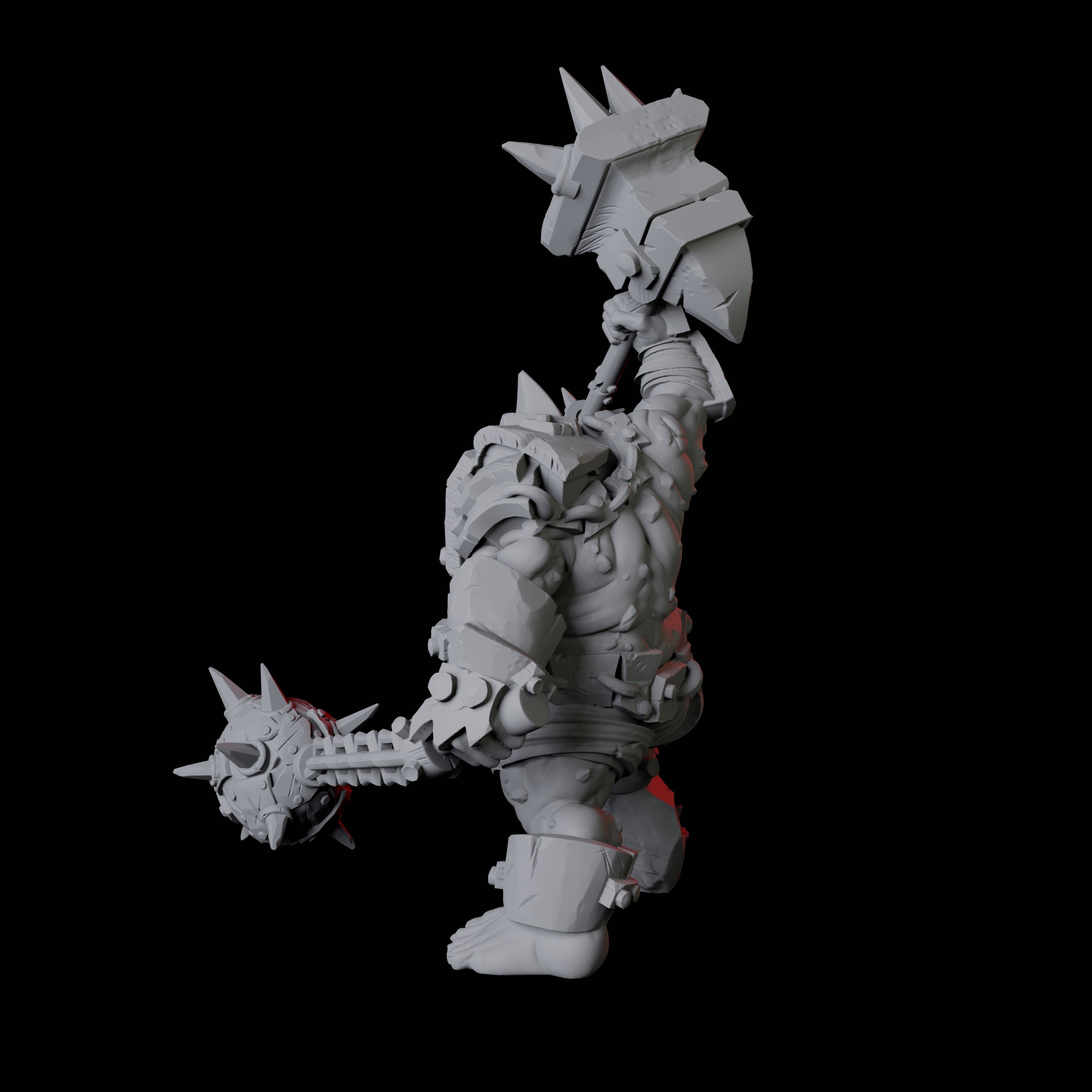 Angry Ogre Miniature for Dungeons and Dragons