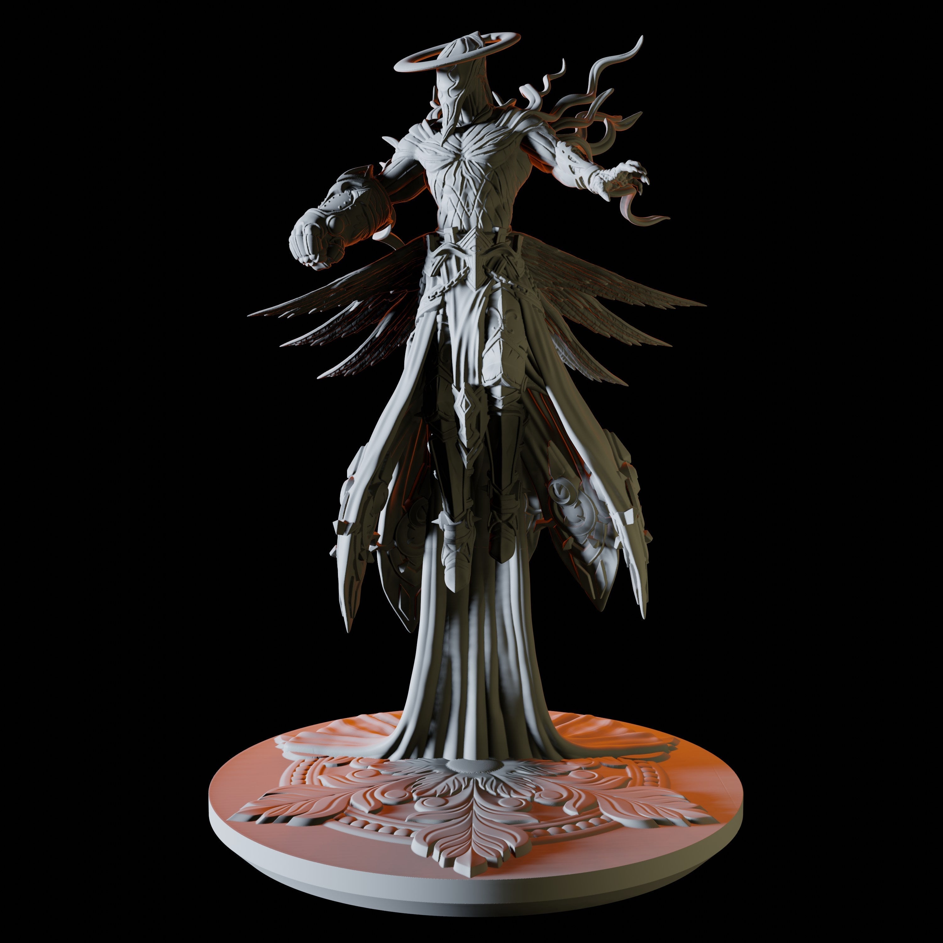 Ascended Monk Celestial Miniature for Dungeons and Dragons - Myth Forged