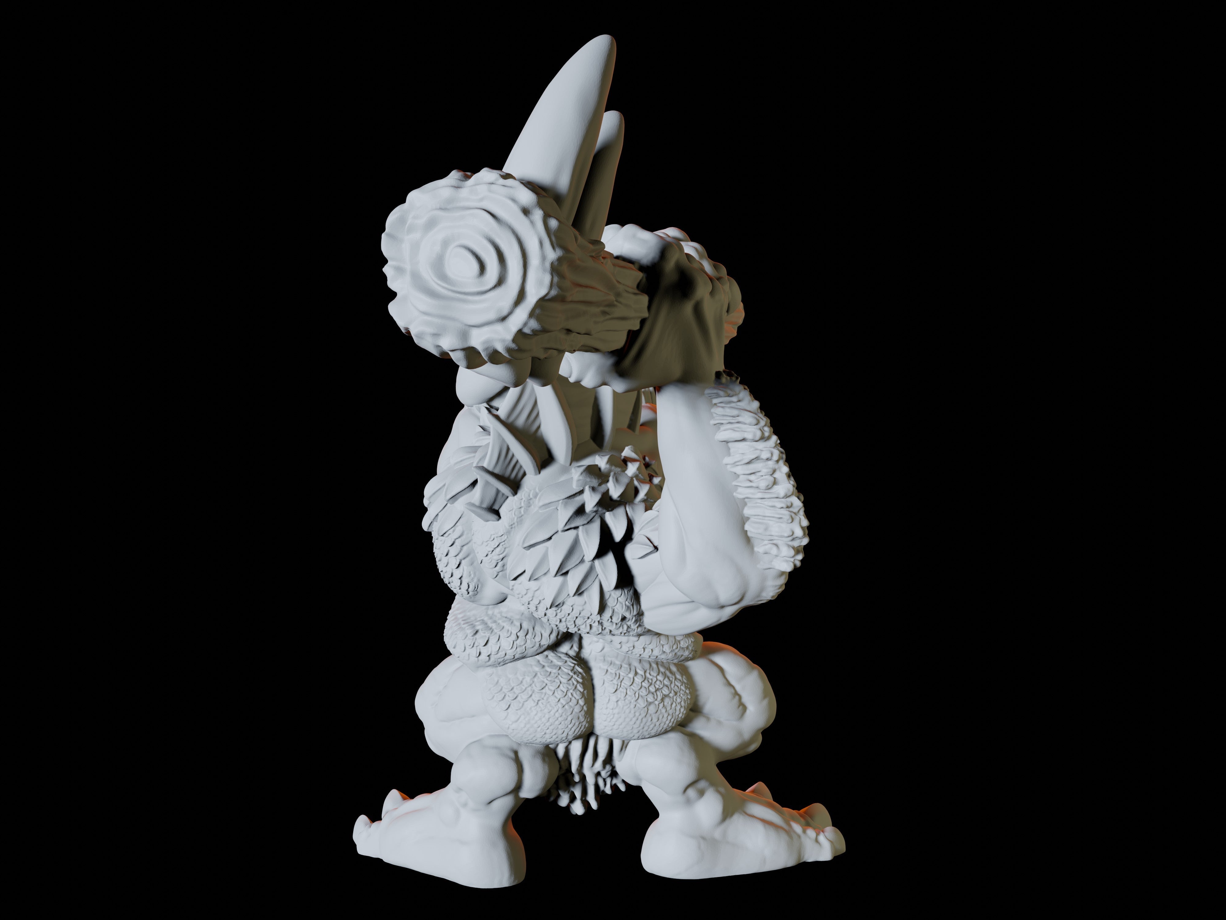 Axe Troll Miniature for Dungeons and Dragons - Myth Forged