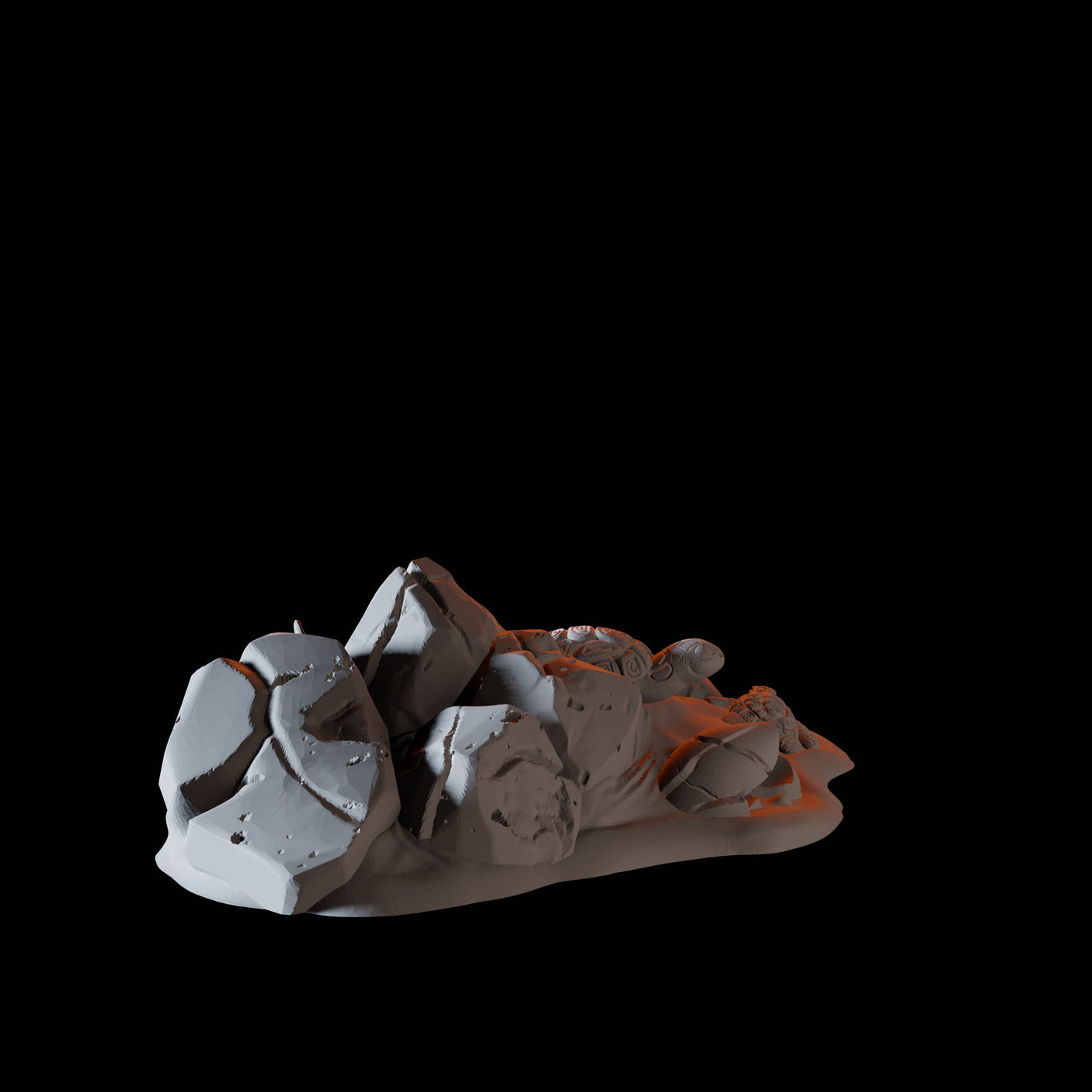 Baby Turtles Miniature for Dungeons and Dragons, Pathfinder or other TTRPGs