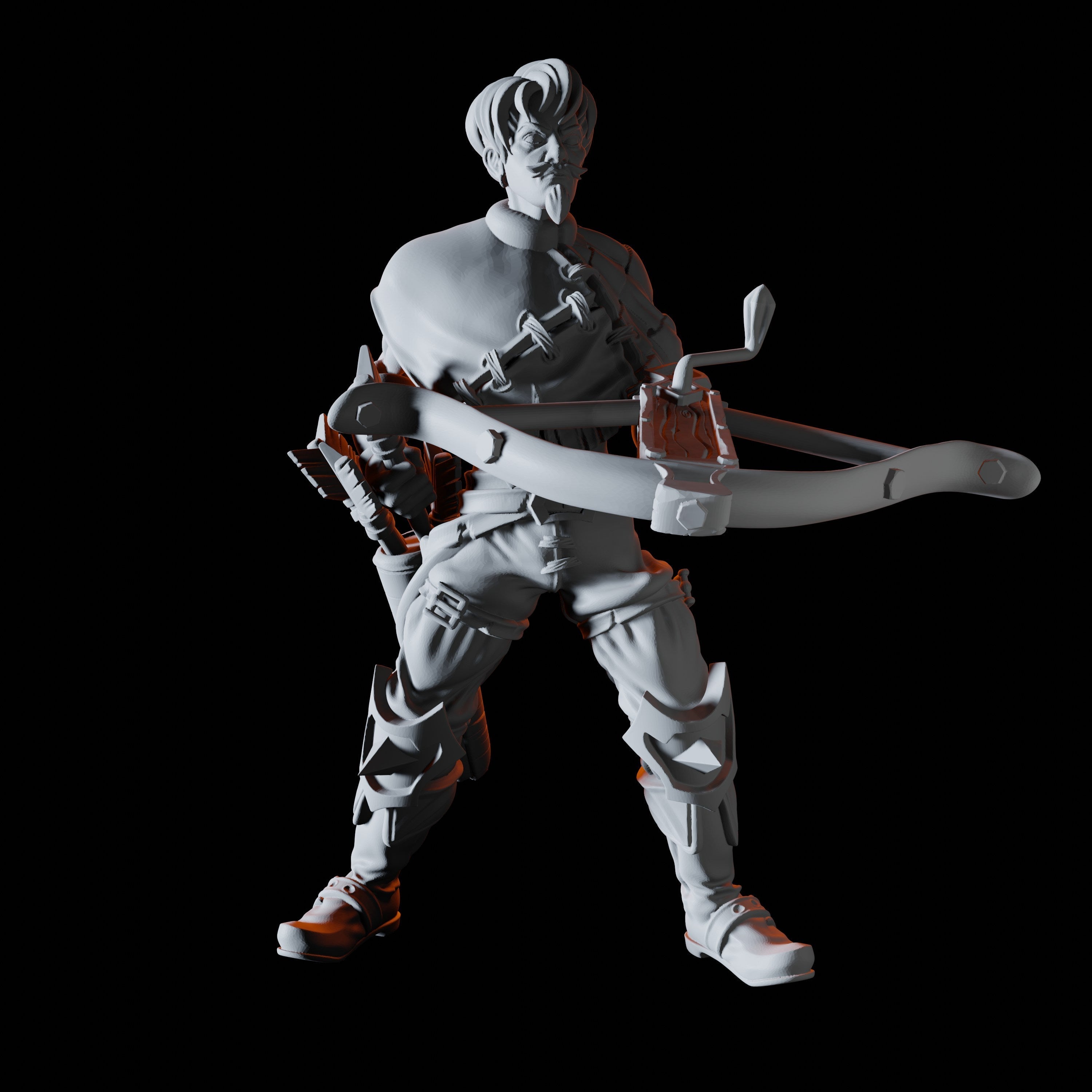 Bandit Crossbowman Miniature for Dungeons and Dragons - Myth Forged