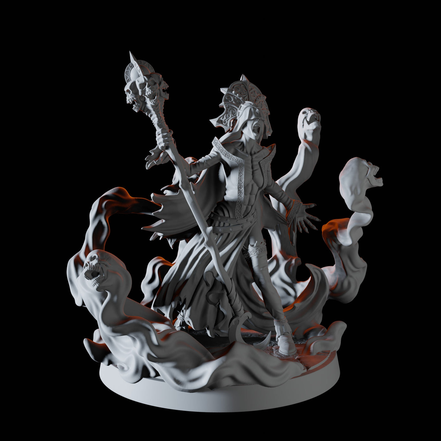 Banshee Miniature for Dungeons and Dragons, Pathfinder or other TTRPGs