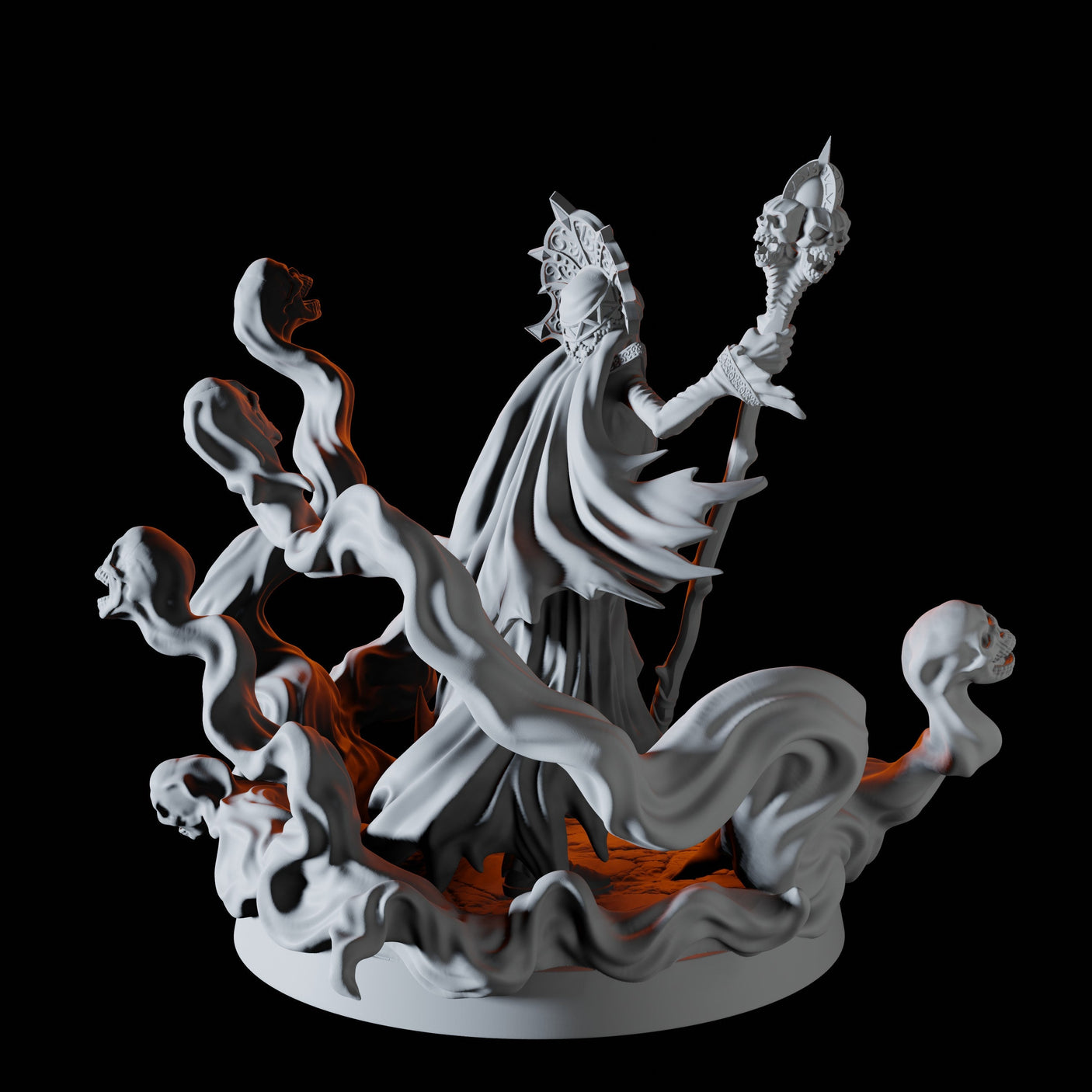 Banshee Miniature for Dungeons and Dragons, Pathfinder or other TTRPGs