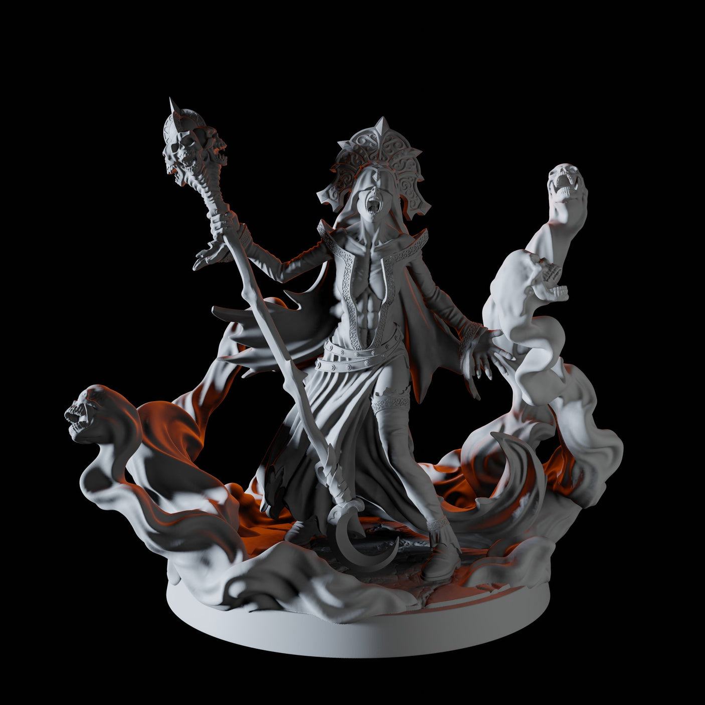 Banshee Miniature for Dungeons and Dragons, Pathfinder or other TTRPGs
