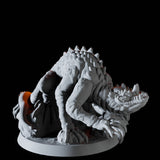 Basilisk Miniature for Dungeons and Dragons, Pathfinder or other TTRPGs