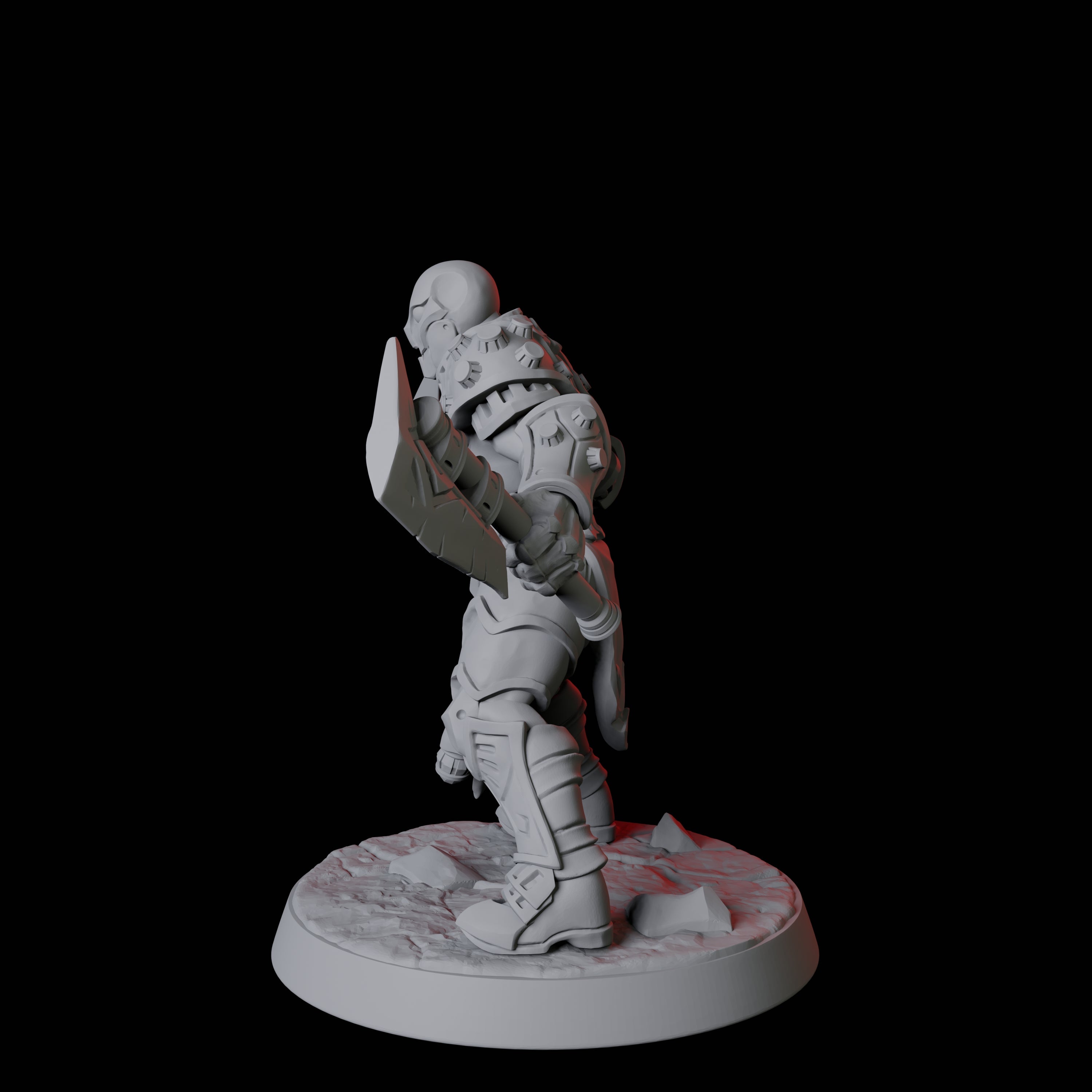 Battle-Ready Warforged F Miniature for Dungeons and Dragons, Pathfinder or other TTRPGs