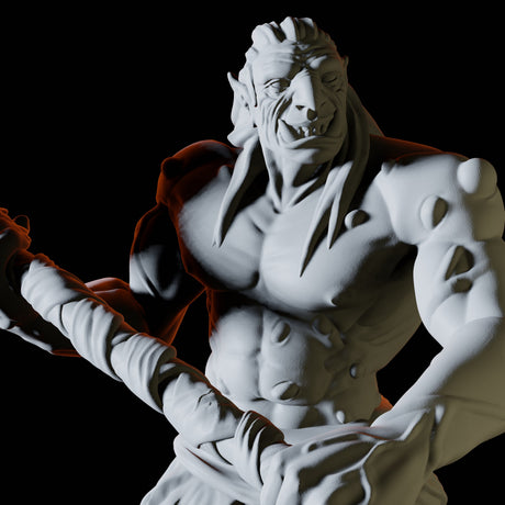 Battlehammer Troll Miniature for Dungeons and Dragons, Pathfinder or other TTRPGs