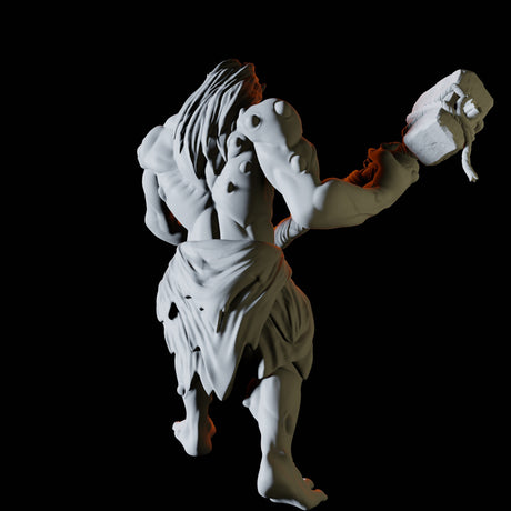Battlehammer Troll Miniature for Dungeons and Dragons, Pathfinder or other TTRPGs