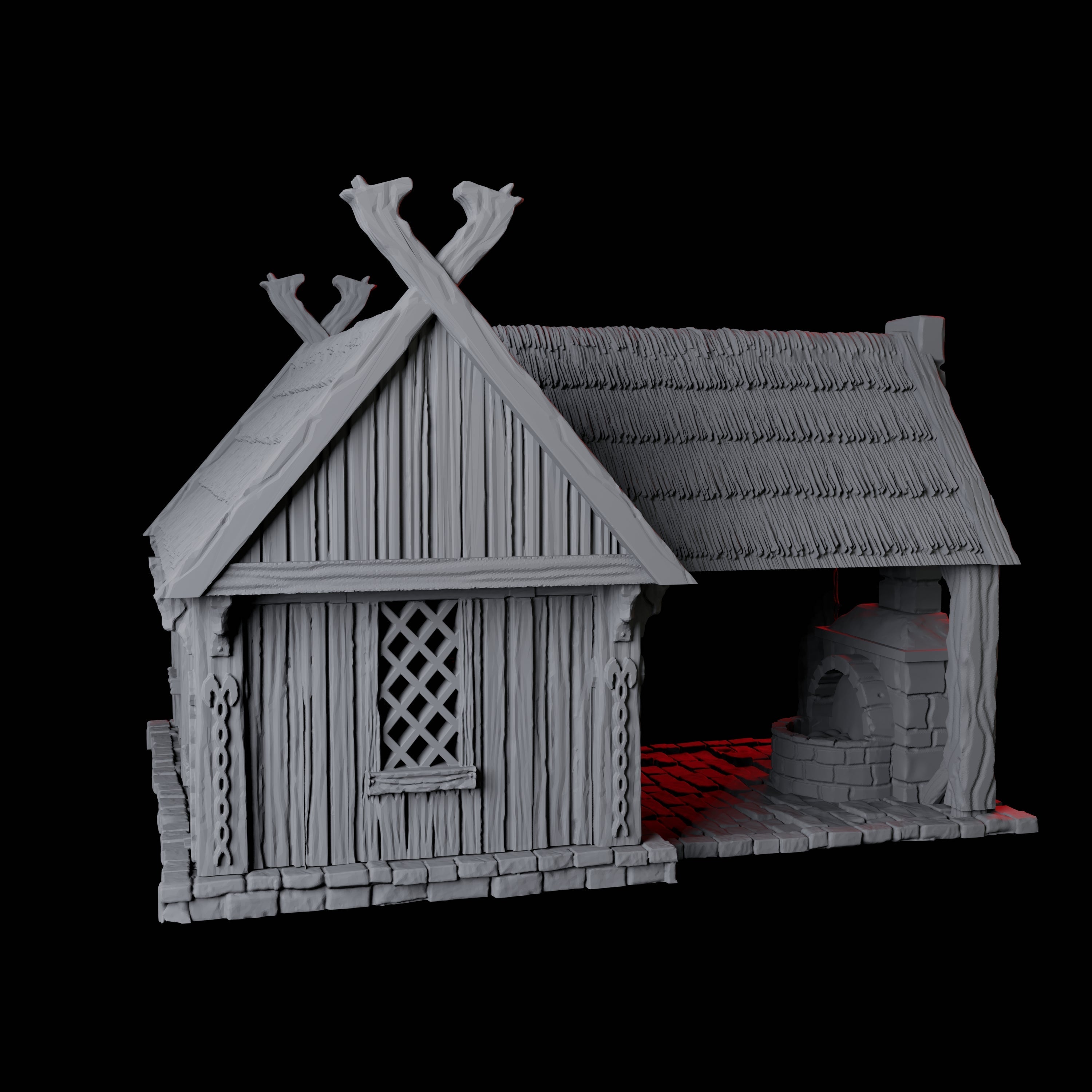 Blacksmith's House - Saxonia Miniature for Dungeons and Dragons