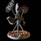 Blind Sorceress Devil Miniature for Dungeons and Dragons, Pathfinder or other TTRPGs