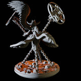 Blind Sorceress Devil Miniature for Dungeons and Dragons, Pathfinder or other TTRPGs