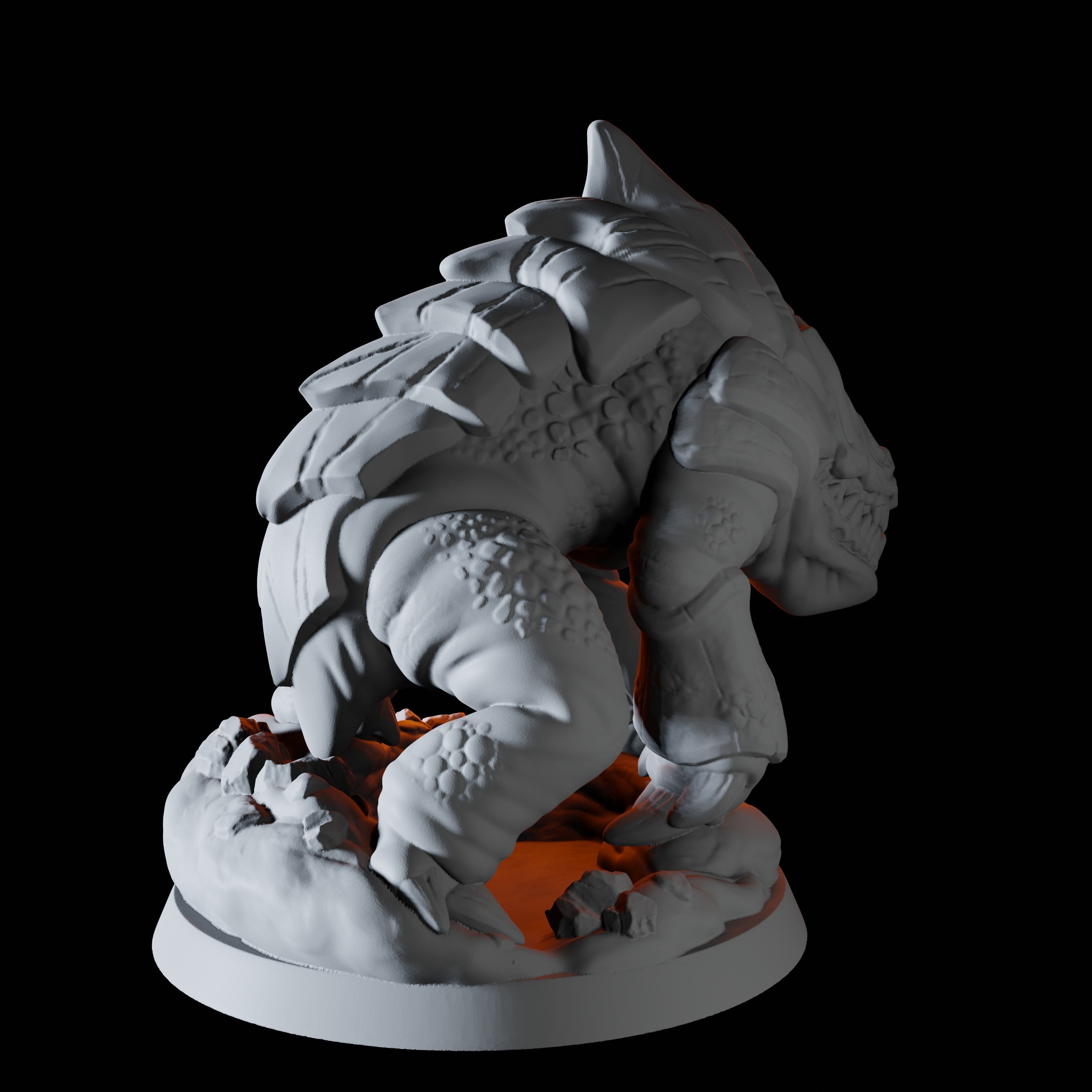 Bulette Miniature for Dungeons and Dragons - Myth Forged