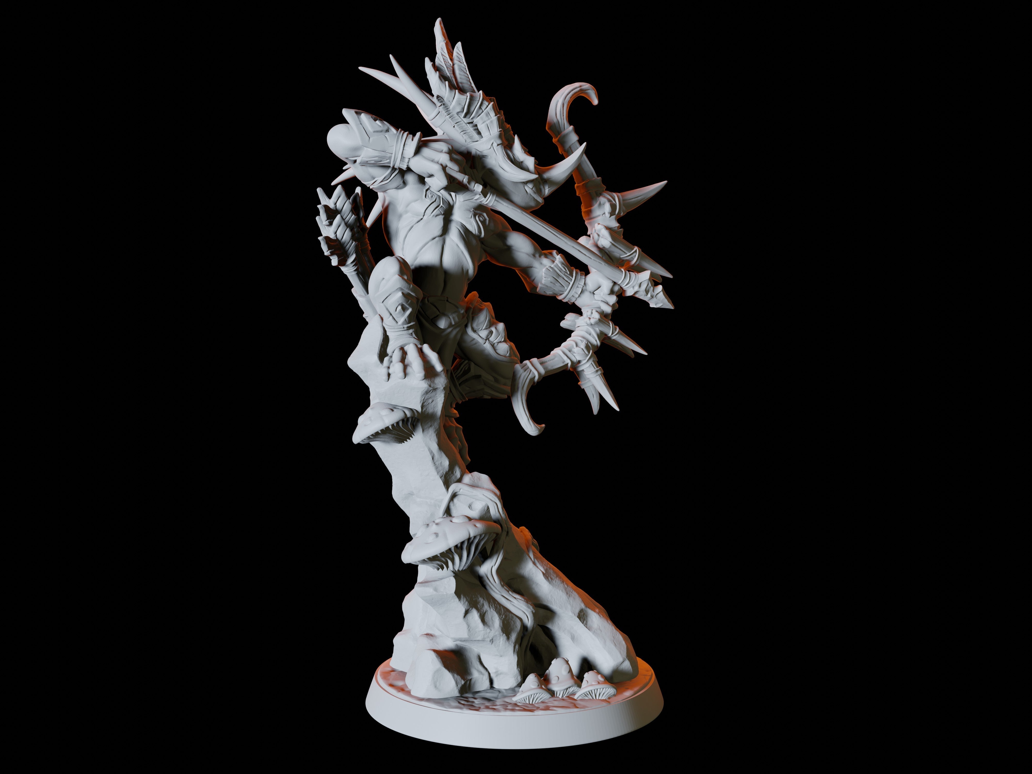 Bullywug Archer Miniature for Dungeons and Dragons - Myth Forged