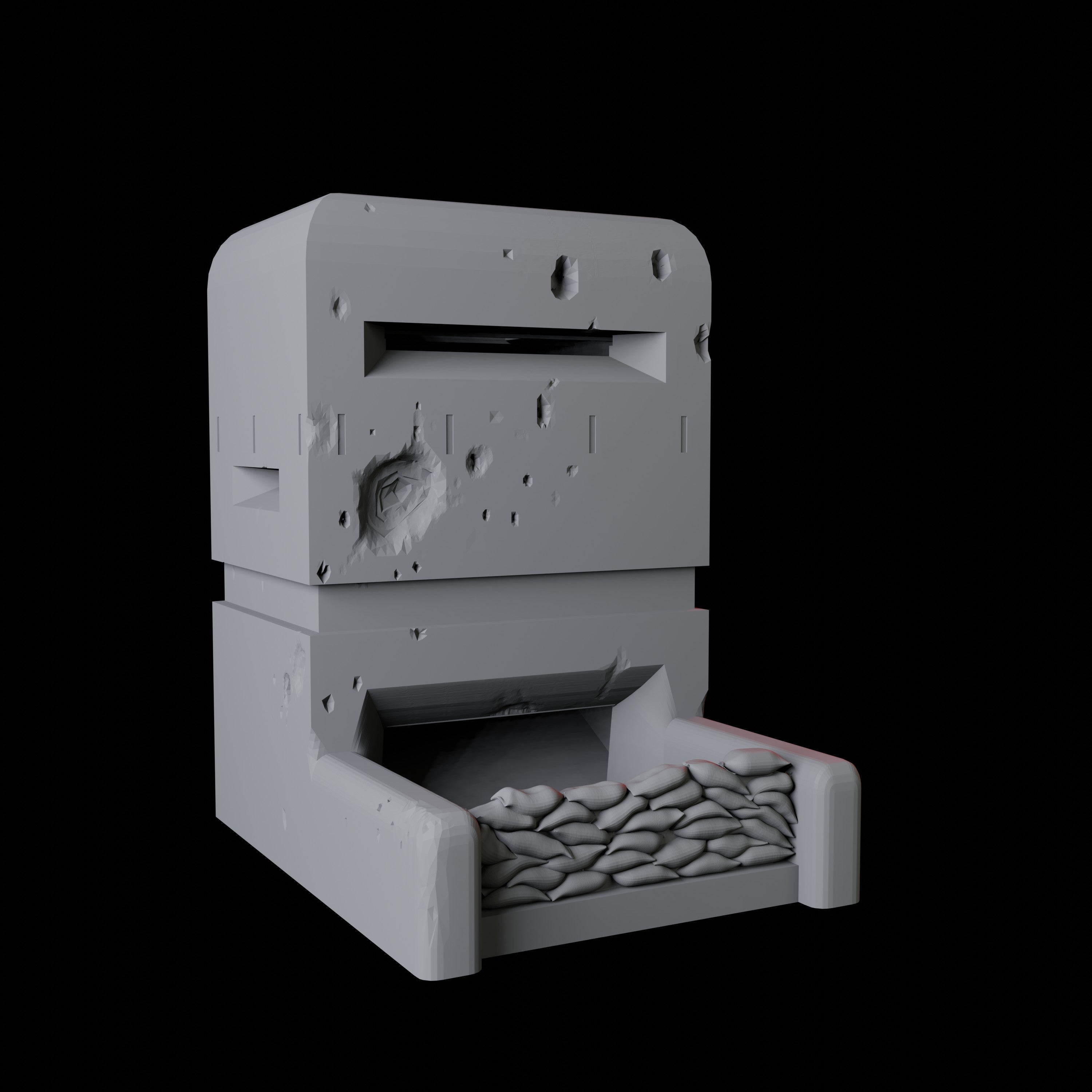 Bunker Dice Tower Miniature for Dungeons and Dragons